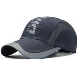Bulk Summer Women Sports Running Quick Drying Waterproof Sun Hat Men Outdoor Fashion Adjustable Golf Cap Supplier