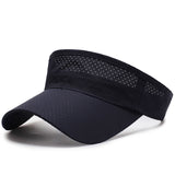 Bulk Breathable Air Sun Hats Men Women Adjustable Visor UV Protection Top Empty Sports Tennis Golf Running Sunscreen Cap