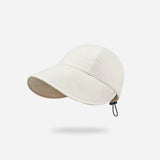 Promotional Summer Sunshade Hat Wide Brim Sun Hat Drawstring Adjustable Foldable Women Men Cap Quick-drying Hats Visors Fisherman Caps