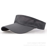 Bulk Breathable Air Sun Hats Men Women Adjustable Visor UV Protection Top Empty Sports Tennis Golf Running Sunscreen Cap