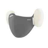 Sidiou Group Fashion Cute Winter Warm Face Cover With Earmuff For Women Outdoor UPF50+ Sun Protection Breathable Windproof Plush Cotton Facemask