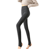 Sidiou Group Winter Warm Pants For Women High Waist Tummy Control Hip Lift Casual Pantyhose Fleece Lined Thickened Slim Leggings Thermal Tights