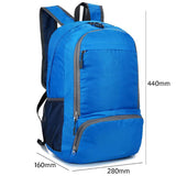 Sidiou Group Outdoor Folding Backpack Portable Zipper Travel Bags Waterproof Leisure Folding Bag