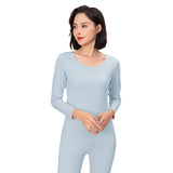 Sidiou Group Winter Basic Bottoming Shirt Seamless Long Johns For Women Men Breathable Slim Elasticity Thermal Underwear Set