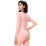 Sidiou Group Winter Basic Bottoming Shirt Seamless Long Johns For Women Men Breathable Slim Elasticity Thermal Underwear Set