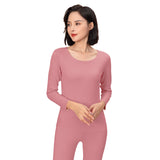 Sidiou Group Winter Basic Bottoming Shirt Seamless Long Johns For Women Men Breathable Slim Elasticity Thermal Underwear Set