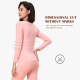 Sidiou Group Winter Basic Bottoming Shirt Seamless Long Johns For Women Men Breathable Slim Elasticity Thermal Underwear Set