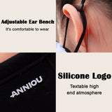 Sidiou Group Fashion Cute Winter Warm Face Cover With Earmuff For Women Outdoor UPF50+ Sun Protection Breathable Windproof Plush Cotton Facemask