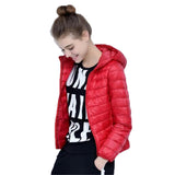 Sidiou Group Woman Hooded Ultra Light Down Jackets