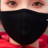 Sidiou Group Fashion Cute Winter Warm Face Cover With Earmuff For Women Outdoor UPF50+ Sun Protection Breathable Windproof Plush Cotton Facemask