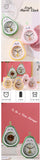 Sidiou Group Creative Fruit Cute Digital Clocks Bed Room Living Room Office Desk Mute Movement Wake Up Clock For Student Time Alarm Clock