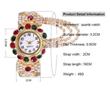 Sidiou Group Wholesale New Women Watches Fashion Diamond Elegant Watch Creative Ladies Luxury Fringe Quartz Bracelet Alloy Watch