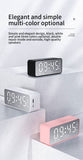 Mini Mirror Bluetooth Speaker Clocks LED Digital Electronic FM Radio Desktop Clocks USB Table Decor Watch Snooze Function Smart Alarm Clock