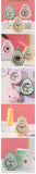 Sidiou Group Creative Fruit Cute Digital Clocks Bed Room Living Room Office Desk Mute Movement Wake Up Clock For Student Time Alarm Clock