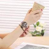 Sidiou Group Wholesale Watches Woman Hollow Musical Note Dial Ladies Quartz Wristwatches Retro Fashion Clock For Girl Gifts Wrist Watch