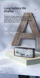 Mini Mirror Bluetooth Speaker Clocks LED Digital Electronic FM Radio Desktop Clocks USB Table Decor Watch Snooze Function Smart Alarm Clock