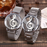 Sidiou Group Wholesale Watches Woman Hollow Musical Note Dial Ladies Quartz Wristwatches Retro Fashion Clock For Girl Gifts Wrist Watch