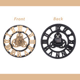 Creative Industrial Gear Silent Wall Clock Decorative Retro Wall Clock Industrial Age Style Room Decoration Wall Art Decor (Without Battery)