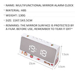 New Cute Kawaii Digital Wake Up Clocks Sleep Trainer Clock Child At Sunrise Electronics Mini clock Watch Desk Desktop Table Alarm Clock