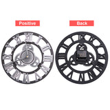 Creative Industrial Gear Silent Wall Clock Decorative Retro Wall Clock Industrial Age Style Room Decoration Wall Art Decor (Without Battery)