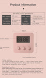 Sidiou Group 1 PCS LCD Digital Timer Reminder Countdown Stopwatch Alarm Clock Kitchen Learning Time Manager Cooking Mini Cute Electronic Timer