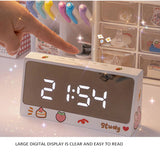 New Cute Kawaii Digital Wake Up Clocks Sleep Trainer Clock Child At Sunrise Electronics Mini clock Watch Desk Desktop Table Alarm Clock