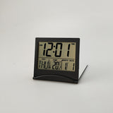 Dropshipping Creative Travel Digital Fold Desktop Perpetual Calendar Electronic Clock Ultra Thin With Date Temperature Alarm Clock