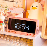 New Cute Kawaii Digital Wake Up Clocks Sleep Trainer Clock Child At Sunrise Electronics Mini clock Watch Desk Desktop Table Alarm Clock