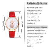 Sidiou Group New Fashion Women Watches Pineapple Pattern For Girl Student Wrist Watch Fashion PU Leather Analog Quartz Lady Watch