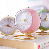 Sidiou Group Digital Alarm Clock Luxury Metal Creative Electronic Night Light Desktop Home Decor For Kids Luminous Table Wake Up Clocks