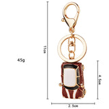 Sidiou Group Wholesale High Quality Fashion Metal Car Keychain Keyring Pendant Car Model Key Chain Ring Holder For Mini Accessories