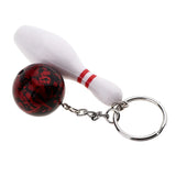 Sidiou Group Simulation Mini Bowling Ball Keychain Small Pendant Accessories Fashion Key Ring 3D Sports Souvenirs Jewelry