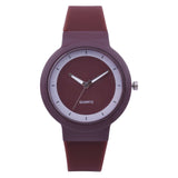 Sidiou Group China Factory Dropshipping Simple White Watches For  Gift Women Fashion Jelly Silicone Band Round Dial Analog Quartz Wrist Watch