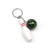 Sidiou Group Simulation Mini Bowling Ball Keychain Small Pendant Accessories Fashion Key Ring 3D Sports Souvenirs Jewelry