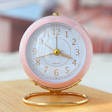 Sidiou Group Digital Alarm Clock Luxury Metal Creative Electronic Night Light Desktop Home Decor For Kids Luminous Table Wake Up Clocks