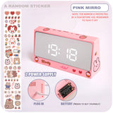 New Cute Kawaii Digital Wake Up Clocks Sleep Trainer Clock Child At Sunrise Electronics Mini clock Watch Desk Desktop Table Alarm Clock