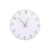 Sidiou Group 3D Roman Numerals Wooden Wall Clocks Modern Design Simple And Clean Round Home Decoration Bedroom Silent Fashion Wall-mounted Watch