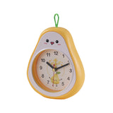 Sidiou Group Creative Fruit Cute Digital Clocks Bed Room Living Room Office Desk Mute Movement Wake Up Clock For Student Time Alarm Clock