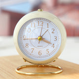 Sidiou Group Digital Alarm Clock Luxury Metal Creative Electronic Night Light Desktop Home Decor For Kids Luminous Table Wake Up Clocks