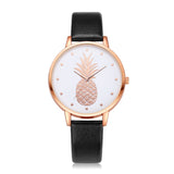 Sidiou Group New Fashion Women Watches Pineapple Pattern For Girl Student Wrist Watch Fashion PU Leather Analog Quartz Lady Watch