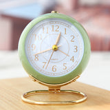 Sidiou Group Digital Alarm Clock Luxury Metal Creative Electronic Night Light Desktop Home Decor For Kids Luminous Table Wake Up Clocks