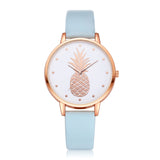Sidiou Group New Fashion Women Watches Pineapple Pattern For Girl Student Wrist Watch Fashion PU Leather Analog Quartz Lady Watch