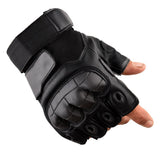 Sidiou Group Outdoor Sports Half Finger Gloves Safety Wear-resistant Hard Knuckle Military Tactical Glove For Training Camping Hiking