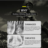 Sidiou Group Outdoor Sports Half Finger Gloves Safety Wear-resistant Hard Knuckle Military Tactical Glove For Training Camping Hiking