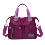 Sidiou Group Fashion Women Shoulder Bag Waterproof Solid Nylon  Sling Messenger Bag Tote Handbag