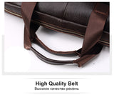 Sidiou Group Genuine Leather handbag bag Men Travel for Laptop Briefcase Crossbody Hand Sling Bag