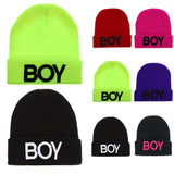Sidiou Group Hats for  Kids Letter Beanie Baby Caps Ski Knitted Woolen Baby Accessories