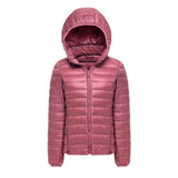 Sidiou Group Woman Hooded Ultra Light Down Jackets