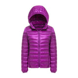 Sidiou Group Woman Hooded Ultra Light Down Jackets