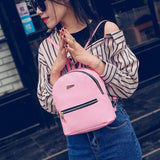 Sidiou Group Pu Leather Backpacks Girls Female Weave Shoulder Bag New Travel Small Women Backpack cute kids Bowknot Backpack